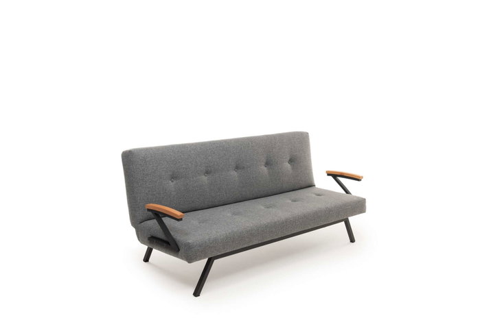 Atelier Del Sofa Zven - Sofá-Cama de 3 Plazas Gris Claro Atelier Del Sofa Zven - Sofá-Cama de 3 Plazas Gris Claro